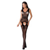 фото Бодистокинг Passion BS062 black, комбинезон, имитация чулок  || фото Бодістокінг Passion BS062 black, комбінезон, імітація панчох 
