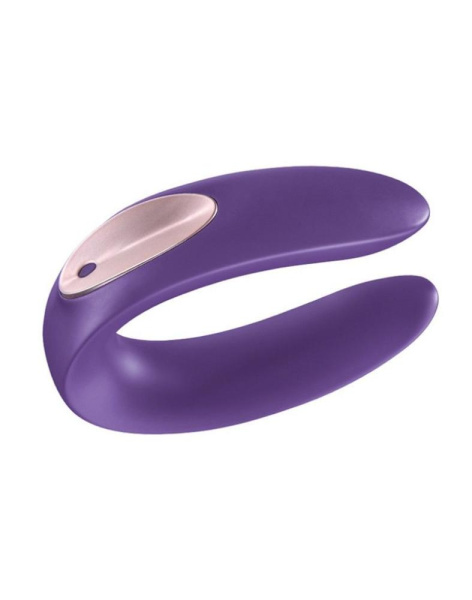 купить Вибратор для пар Satisfyer Double Plus Remote с пультом ДУ и двумя моторчиками