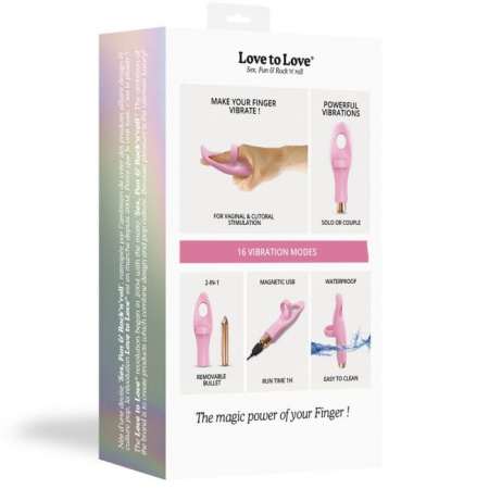 фото Вибратор на палец Love To Love Tickle me - BABY PINK перезаряжаемый, 3 варианта использования  || фото Вібратор на палець Love To Love Tickle me - BABY PINK перезаряджається, 3 варіанти використання 