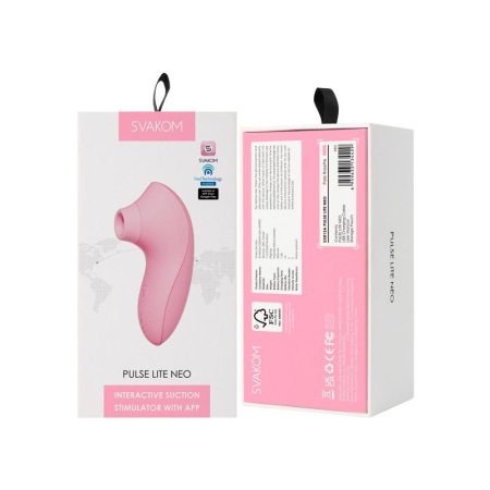 Вакуумний стимулятор Svakom Pulse Lite Neo Pale Rosette