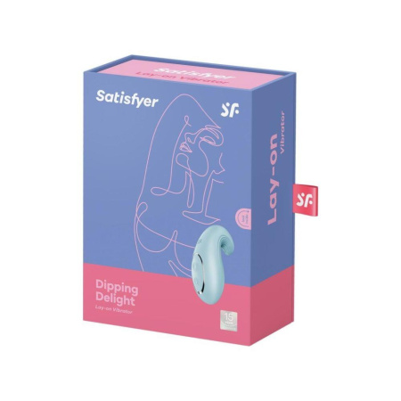 фото Вибратор Satisfyer Dipping Delight Light Blue  || фото Вібратор Satisfyer Dipping Delight Light Blue 