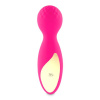 фото Мини-вибромассажер RIANNE S - Lovely Leopard Mini Wand Pink  || фото Мінівібромасажер Rianne S: Lovely Leopard Pink, 10 режимів роботи, косметичка-чохол, мед.силікон 