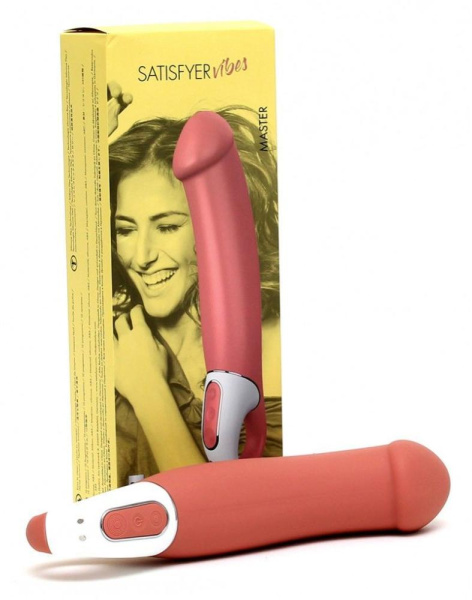 купити Потужний вібратор Satisfyer Vibes Master, гнучкий литий силікон, 12 режимів роботи, діаметр 46 мм