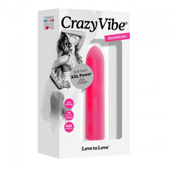 купить Вибропуля Love To Love Crazy Vibe перезаряжаемая