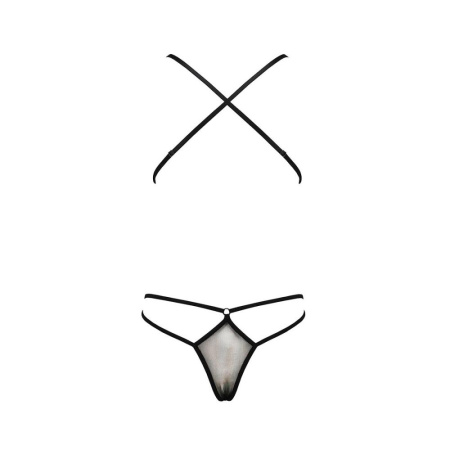 фото Боди монокини с декольте ERZA BODY black XXL/XXXL - Passion  || фото Боді монокіні з декольте ERZA BODY black XXL/XXXL - Passion 