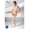 фото Бодистокинг Passion BS051 white, комбинезон, имитация чулок и боди  || фото Бодістокінг Passion BS051 white, комбінезон, імітація панчох і боді 