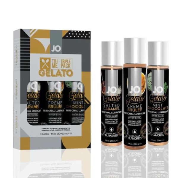купить Набор System JO Tri-Me Triple Pack - Gelato (3 х 30 мл) три разных вкуса серии Джелато
