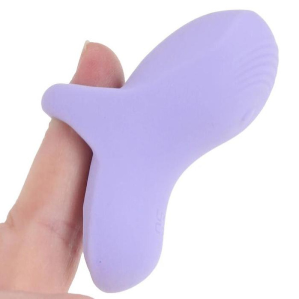 купить Вибратор на палец FUZU Sensa Skin Activated Fingertip Vibe – Pastel Purple, сенсорное управление, 8 режимов