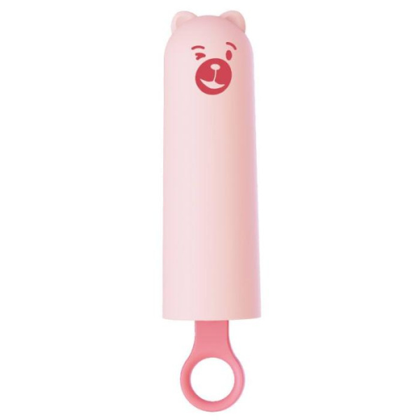 купити Вібратор CuteVibe Teddy Pink (Black Dildo), реалістичний вібратор під виглядом морозива