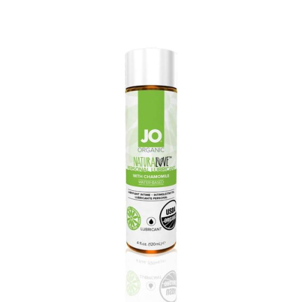 купить Смазка на водной основе System JO NATURALOVE - ORGANIC (120 мл) с экстрактом листьев агавы и ромашки