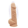 фото Фаллоимитатор с вибрацией SilexD Norman Vibro Flesh (MODEL 1 size 8,5in), двухслойный, диаметр 5см