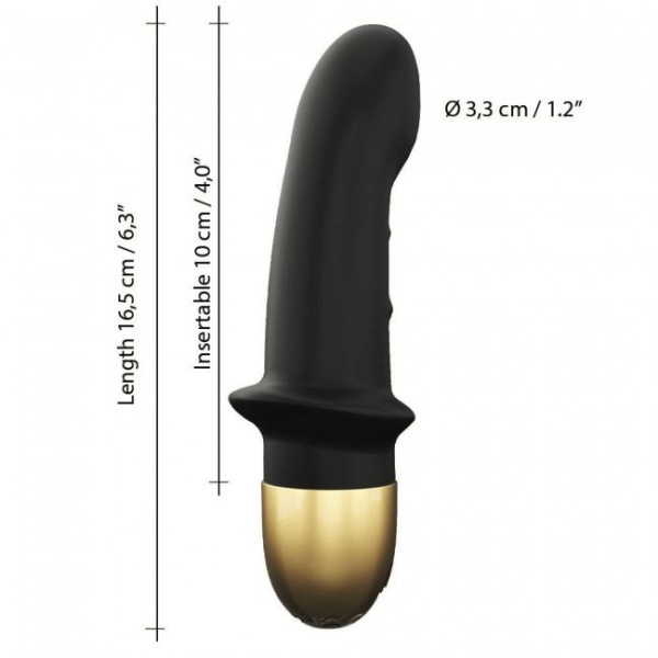 купить Вибратор Dorcel Mini Lover Black 2.0 перезаряжаемый, для точки G и массажа простаты