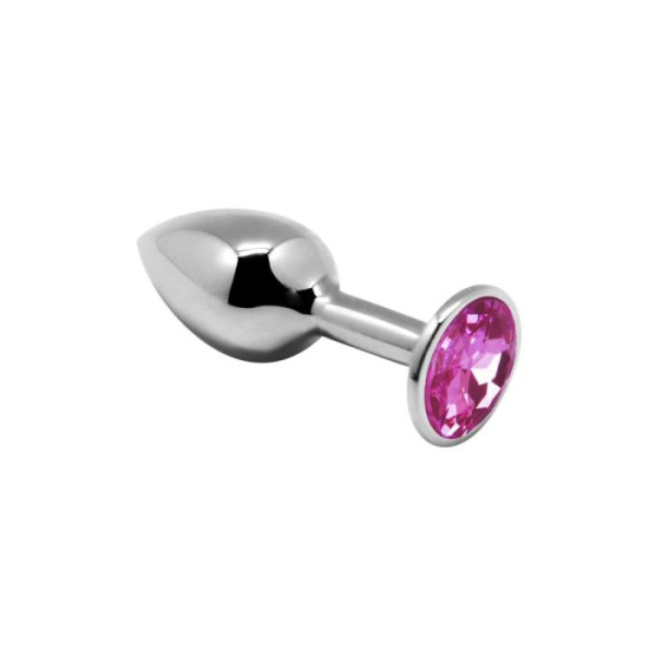 купить Металлическая анальная пробка с кристаллом Alive Mini Metal Butt Plug Pink S