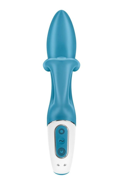 купить Вибратор кролик с тройным отростком Satisfyer Embrace me Turquoise, 2 мотора, диаметр 3,6 см