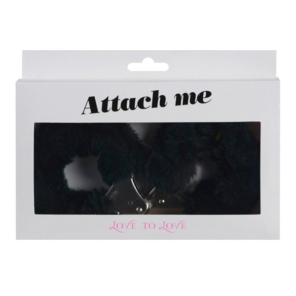 купить Наручники с плюшевой отделкой Love To Love ATTACH ME Black