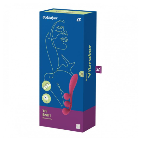 фото Универсальный вибратор Satisfyer Tri Ball 1, 3 мотора, гнется  || фото Універсальний вібратор Satisfyer Tri Ball 1, 3 мотори, гнеться 