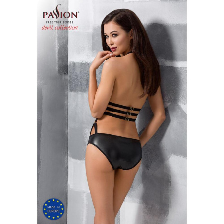 фото Боди монокини под латекс LAMIS BODY black L/XL - Passion Exclusive  || фото Боді монокіні під латекс LAMIS BODY black L/XL - Passion Exclusive 