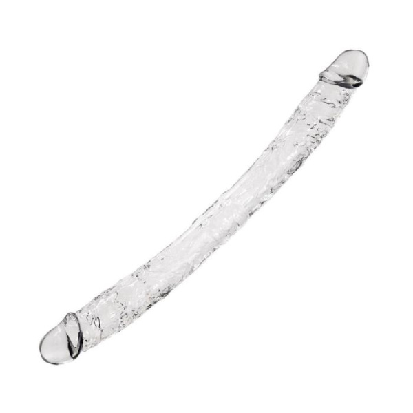 купить Прозрачный двусторонний фаллоимитатор Alive Supreme Jelly Dildo