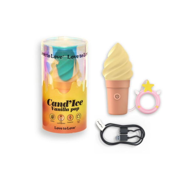купить Вибратор-мороженое Love To Love CAND'ICE — VANILLA POP