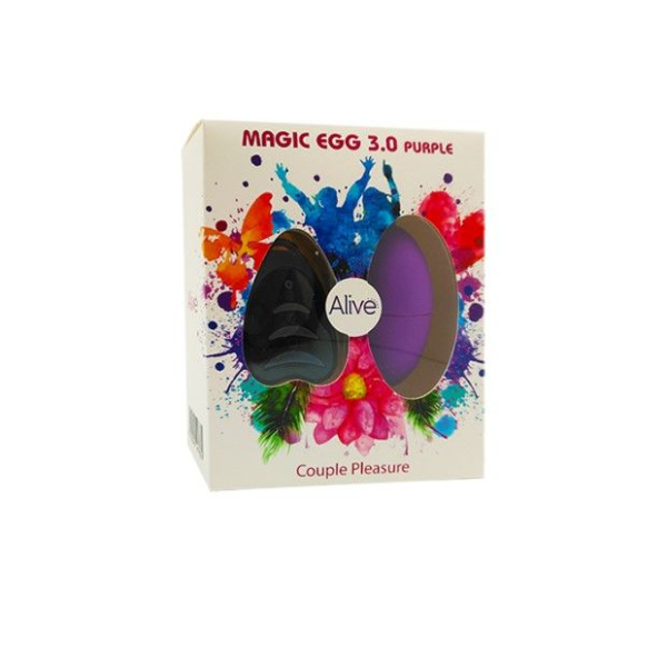 купити Віброяйце Alive Magic Egg 3.0 Purple з пультом ДК, на батарейках