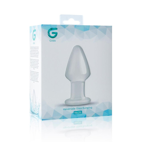 купить Стеклянная анальная пробка Gildo Glass Buttplug No. 25