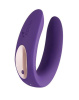 фото Вибратор для пар Satisfyer Double Plus Remote с пультом ДУ и двумя моторчиками  || фото Вібратор для пар Satisfyer Double Plus Remote з пультом дистанційного керування та двома моторчиками 