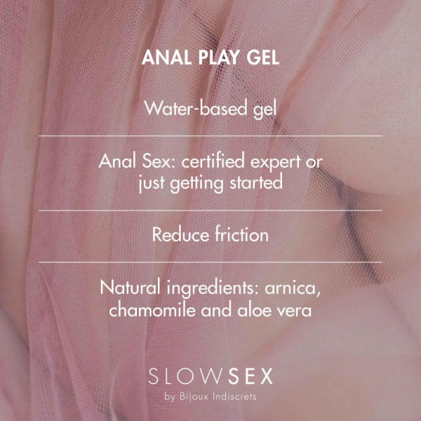 купить Анальный гель-смазка Bijoux Indiscrets Slow Sex Anal play gel