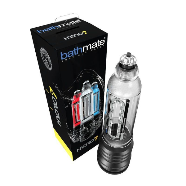 купить Гидропомпа Bathmate Hydro 7 Clear, для члена длиной от 12,5 до 18см, диаметр до 5см
