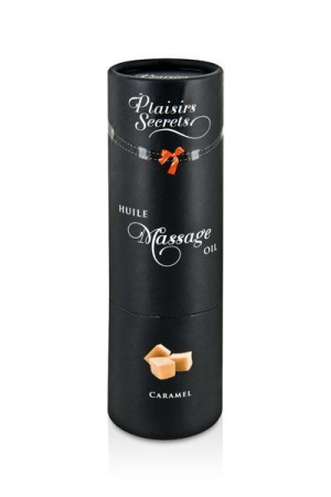 фото Массажное масло Plaisirs Secrets Caramel (59 мл) с афродизиаками, съедобное, подарочная упаковка  || фото Масажна олія Plaisirs Secrets Caramel (59 мл) з афродизіаками, їстівна, подарункова упаковка 