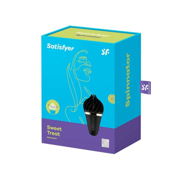 купити Мороженка спиннатор Satisfyer Lay-On - Sweet Treat Black/Gold