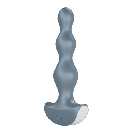 фото Анальный стимулятор-бусины с двумя моторами Satisfyer Lolli-Plug 2 Ice blue  || фото Анальний стимулятор-намистини з двома моторами Satisfyer Lolli-Plug 2 ice blue 