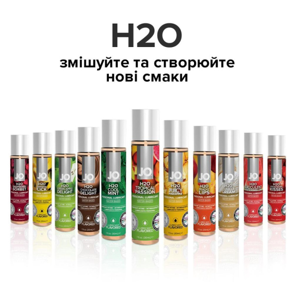купить Смазка на водной основе System JO H2O — Tropical Passion (120 мл) без сахара, растительный глицерин