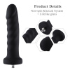 фото Силиконовый фаллоимитатор для секс-машин Hismith 7.1″ Anal Dildo Black, система KlicLok  || фото Силіконовий фалоімітатор для секс-машин Hismith 7.1″ Anal Dildo Black, система KlicLok 