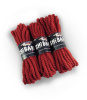 фото Хлопковая веревка для Шибари Feral Feelings Shibari Rope, 8 м красная  || фото Бавовняна мотузка для шібарі Feral Feelings Shibari Rope, 8 м червона 