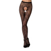 фото Эротические колготки-бодистокинг Passion S010 black, с доступом, геометрический рисунок