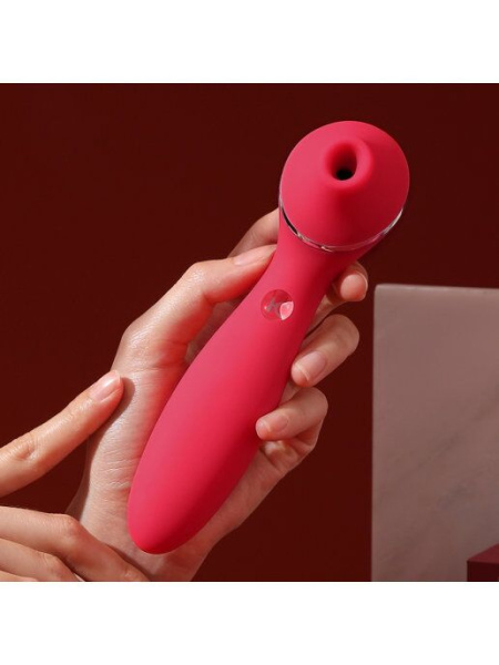 купить Вакуумный вибратор KisToy Polly Plus Red