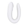фото Смарт-вибратор для пар Satisfyer Double Joy White с широким клиторальным стимулятором  || фото Смартвібратор для пар Satisfyer Double Joy White із широким кліторальним стимулятором 