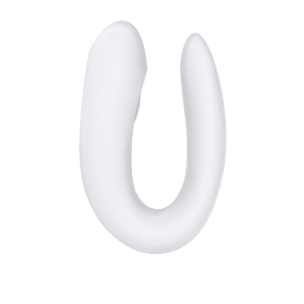 купити Смартвібратор для пар Satisfyer Double Joy White із широким кліторальним стимулятором