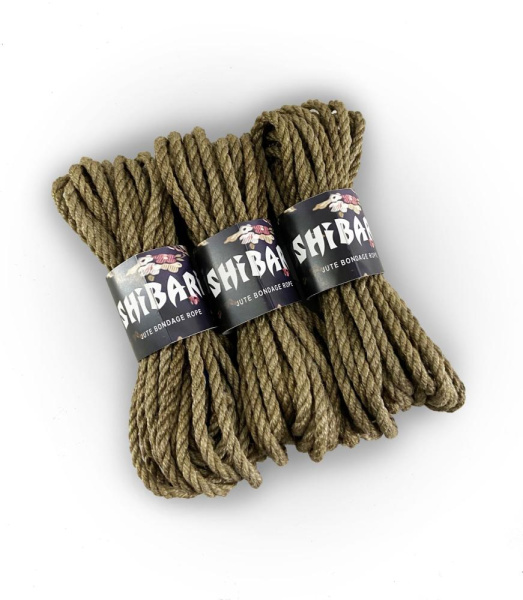купить Джутовая веревка для Шибари Feral Feelings Shibari Rope, 8 м серая