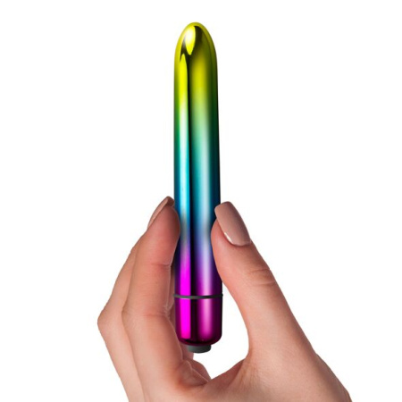 фото Вибратор Rocks Off RO-140mm Prism Rainbow  || фото Вібратор Rocks Off RO-140mm Prism Rainbow 