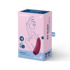 фото Вакуумный клиторальный стимулятор Satisfyer Curvy 1+ Rose Red с управлением через интернет  || фото Вакуумный клиторальный стимулятор Satisfyer Curvy 1+ Rose Red 