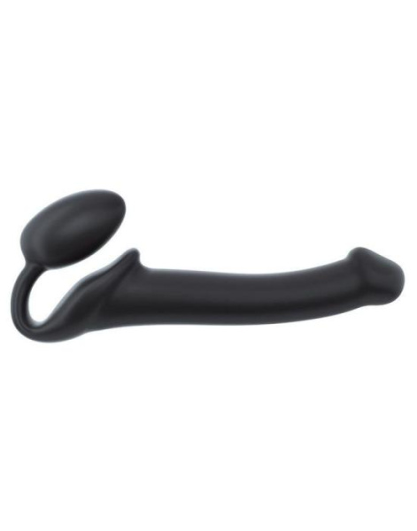 Безремневий страпон Strap-On-Me Black M, повністю регульований, діаметр 3,3см