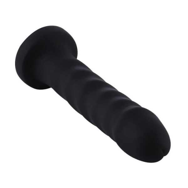купить Силиконовый фаллоимитатор для секс-машин Hismith 7.1″ Anal Dildo Black, система KlicLok