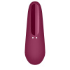 фото Вакуумный клиторальный стимулятор Satisfyer Curvy 1+ Rose Red с управлением через интернет  || фото Вакуумный клиторальный стимулятор Satisfyer Curvy 1+ Rose Red 