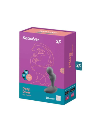 фото Смарт-массажер простаты Satisfyer Deep Diver Grey  || фото Смарт-масажер простати Satisfyer Deep Diver Grey 