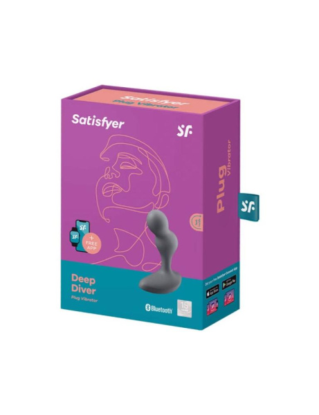купить Смарт-массажер простаты Satisfyer Deep Diver Grey
