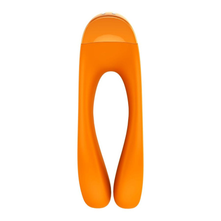 фото Вибратор на палец Satisfyer Candy Cane Orange  || фото Вібратор на палець Satisfyer Candy Cane Orange 