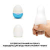 фото Мастурбатор-яйцо Tenga Egg Wavy II Cool с двойным волнистым рельефом и охлаждающим эффектом  || фото Мастурбатор-яйце Tenga Egg Wavy II Cool з подвійним хвилястим рельєфом та охолоджувальним ефектом 