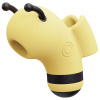 фото Вакуумный стимулятор с микротоками CuteVibe Beebe Yellow, на палец