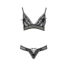 фото Комплект белья ERZA SET black XXL/XXXL - Passion: лиф и трусики  || фото Комплект білизни ERZA SET black XXL/XXXL - Passion: ліф і трусики 